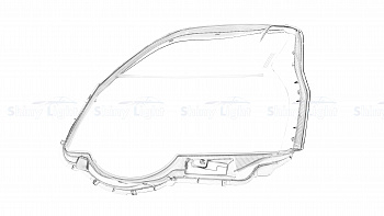 СТЕКЛО ФАРЫ ЛЕВОЕ NISSAN X-TRAIL T31 11-13