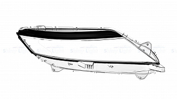 СТЕКЛО ФАРЫ ПРАВОЕ MITSUBISHI L200 18-23