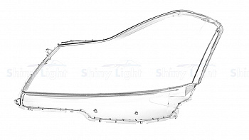 СТЕКЛО ФАРЫ ЛЕВОЕ INFINITI M35 08-10