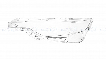 СТЕКЛО ФАРЫ ЛЕВОЕ MASERATI LEVANTE 20-24