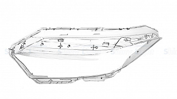 СТЕКЛО ФАРЫ ЛЕВОЕ HONDA VEZEL 18-21