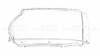 СТЕКЛО ФАРЫ ЛЕВОЕ RANGE ROVER VOGUE L322 09-12