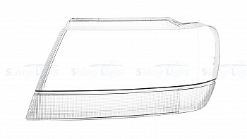 СТЕКЛО ФАРЫ ЛЕВОЕ JEEP GRAND CHEROKEE WJ 98-04