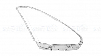 СТЕКЛО ФАРЫ ПРАВОЕ TOYOTA WISH 05-09