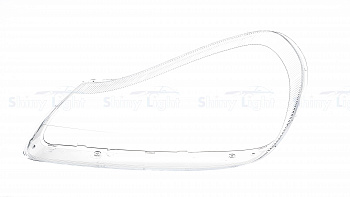 СТЕКЛО ФАРЫ ЛЕВОЕ PORSCHE CAYENNE 957 07-10