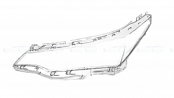 СТЕКЛО ФАРЫ ЛЕВОЕ TOYOTA COROLLA E160 15-18