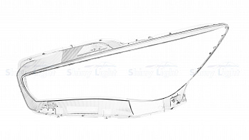 СТЕКЛО ФАРЫ ЛЕВОЕ INFINITI Q50 13-22