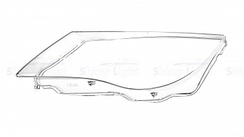 СТЕКЛО ФАРЫ ЛЕВОЕ BMW 6 SERIES E63 E64 07-10