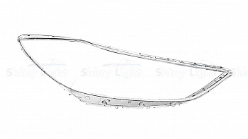 СТЕКЛО ФАРЫ ПРАВОЕ HYUNDAI ELANTRA 15-19