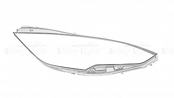 СТЕКЛО ФАРЫ ПРАВОЕ TESLA MODEL S 12-21