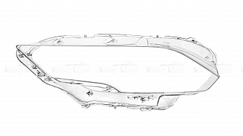 СТЕКЛО ФАРЫ ЛЕВОЕ FORD MUSTANG 17-22