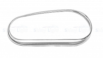 СТЕКЛО ФАРЫ ЛЕВОЕ VW GOLF 4 98-04