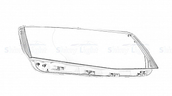 СТЕКЛО ФАРЫ ПРАВОЕ SKODA OCTAVIA A7 13-17