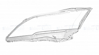 Стекло фары левое Honda CR-V 2007-2012