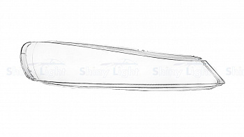 СТЕКЛО ФАРЫ ПРАВОЕ PEUGEOT 406 99-05