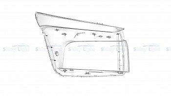 СТЕКЛО ФАРЫ ПРАВОЕ HYUNDAI SANTA FE 20-24
