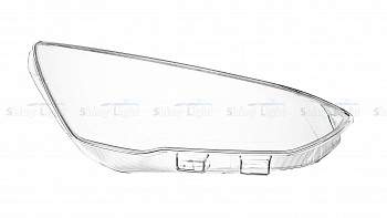 СТЕКЛО ФАРЫ ПРАВОЕ FORD FOCUS 18-22
