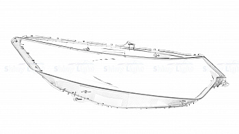 СТЕКЛО ФАРЫ ПРАВОЕ HONDA ACCORD 08-13