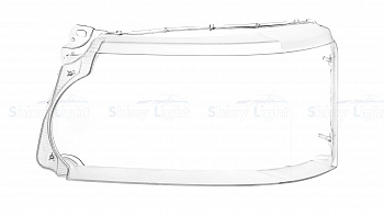 СТЕКЛО ФАРЫ ЛЕВОЕ RANGE ROVER SPORT L320 09-13