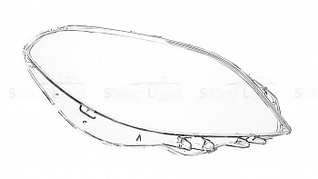 СТЕКЛО ФАРЫ ПРАВОЕ MERCEDES-BENZ B-CLASS W246 11-14