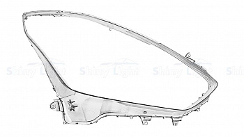 СТЕКЛО ФАРЫ ПРАВОЕ SUZUKI SWIFT 16-22 ГАЛОГЕН
