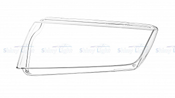 СТЕКЛО ФАРЫ ЛЕВОЕ SKODA FABIA 99-07