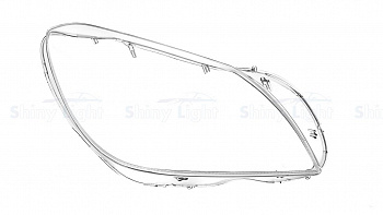 СТЕКЛО ФАРЫ ПРАВОЕ MERCEDES-BENZ SLK-CLASS R172 11-16