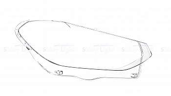 СТЕКЛО ФАРЫ ПРАВОЕ BMW X3 G01 / X4 G02 18-21