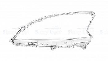 СТЕКЛО ФАРЫ ЛЕВОЕ NISSAN SENTRA 12-17