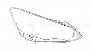 СТЕКЛО ФАРЫ ПРАВОЕ SUBARU XV 17-23 ГАЛОГЕН