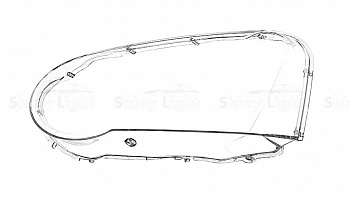 СТЕКЛО ФАРЫ ЛЕВОЕ SUBARU IMPREZA 02-05