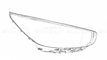 СТЕКЛО ФАРЫ ПРАВОЕ HYUNDAI SOLARIS 10-14