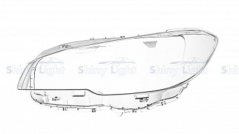 СТЕКЛО ФАРЫ ЛЕВОЕ SUBARU WRX 13-21
