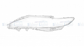 СТЕКЛО ФАРЫ ЛЕВОЕ TOYOTA HARRIER U60 13-17