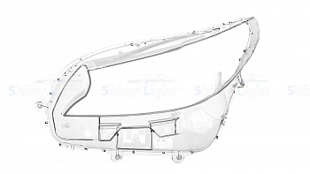 СТЕКЛО ФАРЫ ЛЕВОЕ MAZDA CX-9 16-24