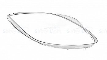 СТЕКЛО ФАРЫ ПРАВОЕ SEAT LEON 09-12