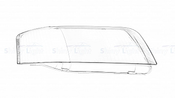 СТЕКЛО ФАРЫ ПРАВОЕ AUDI A6 C5 01-05