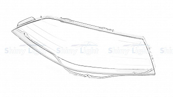 СТЕКЛО ФАРЫ ПРАВОЕ RENAULT MEGANE 06-09