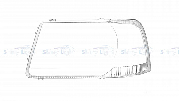 СТЕКЛО ФАРЫ ЛЕВОЕ FORD RANGER 04-09