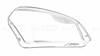 СТЕКЛО ФАРЫ ПРАВОЕ NISSAN QASHQAI J10 06-10