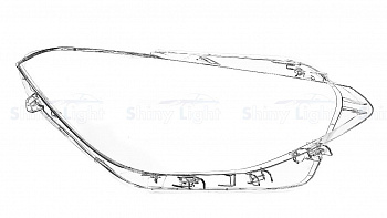 СТЕКЛО ФАРЫ ПРАВОЕ BMW 1 SERIES F20 11-15