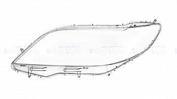 СТЕКЛО ФАРЫ ЛЕВОЕ TOYOTA SIENNA 17-20
