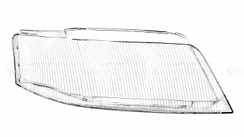 СТЕКЛО ФАРЫ ПРАВОЕ AUDI A6 C5 97-01