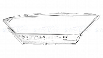 СТЕКЛО ФАРЫ ЛЕВОЕ FAW BESTUNE T77 18-25