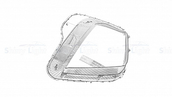 СТЕКЛО ФАРЫ ПРАВОЕ HYUNDAI TUCSON 21-23