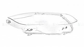 СТЕКЛО ФАРЫ ПРАВОЕ BMW 3 SERIES E92 04-10