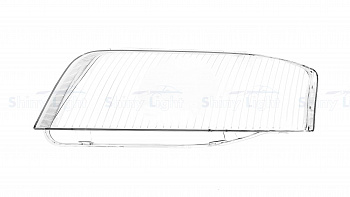 СТЕКЛО ФАРЫ ЛЕВОЕ AUDI A6 C5 01-05