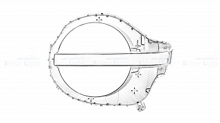 Стекло фары левое Tank 300 2021+