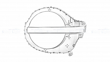 СТЕКЛО ФАРЫ ЛЕВОЕ TANK 300 21+
