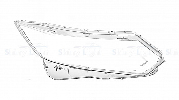 СТЕКЛО ФАРЫ ПРАВОЕ NISSAN QASHQAI J11 17-22 ГАЛОГЕН